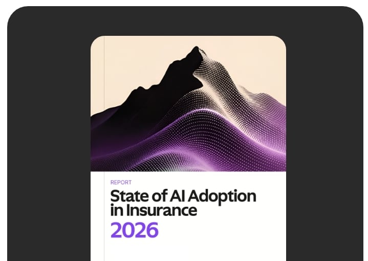 The State of AI in Insurance: 2026 report cover