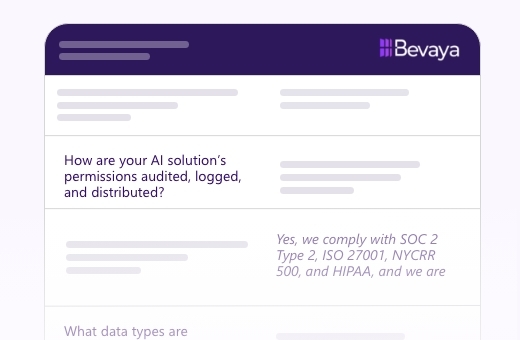 AI Vendor Evaluation Questionnaire AI Vendor Evaluation Questionnaire